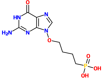 (image for) MC080235 {4-[(2-Amino-6-oxo-1,6-dihydro-9H-purin-9-yl)oxy]butyl}phosphonic acid